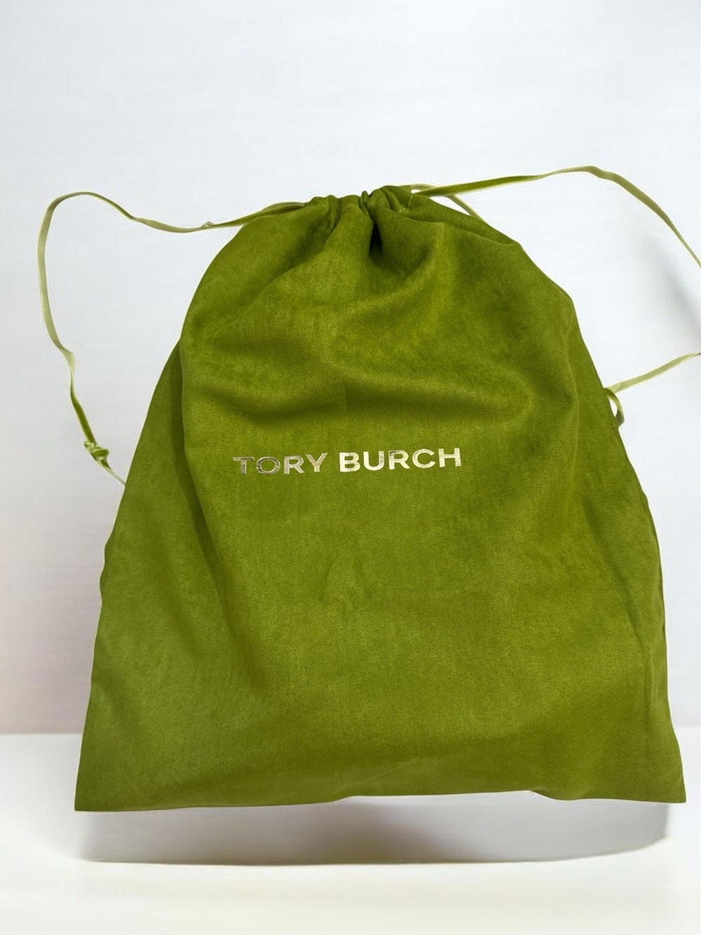 Tory Burch Tan Whipstitch Pebbled Leather Crossbody and Dust Bag - Picture 7 of 7
